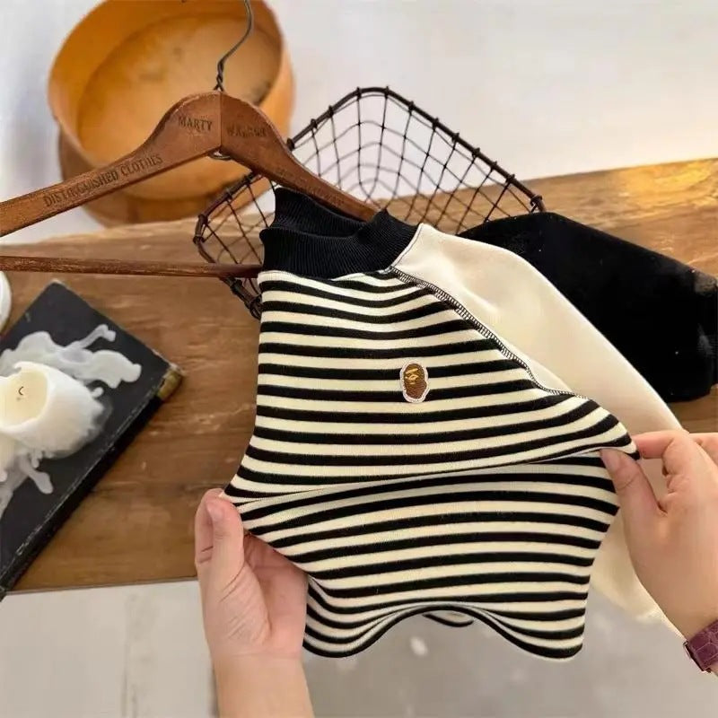 Whoelsale Children's Loose Cotton Long Sleeved Cardigan